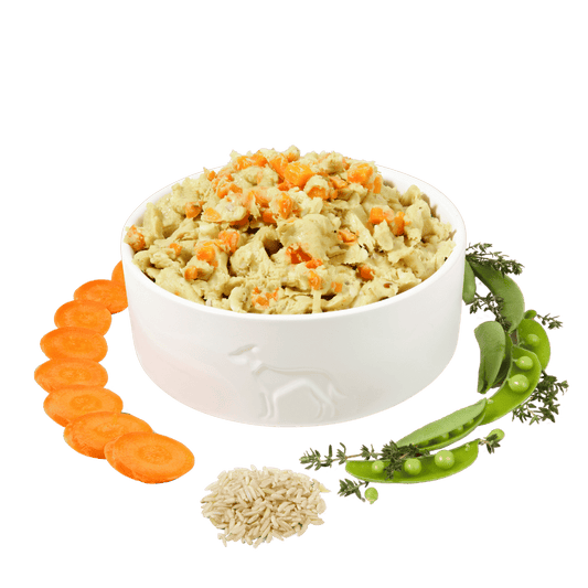 Feine FAiRwöhnung Huhn mit Reis (feines Paté in eigenem Sud)