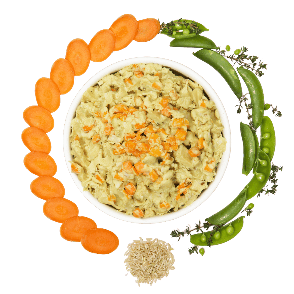 Feine FAiRwöhnung Huhn mit Reis (feines Paté in eigenem Sud)