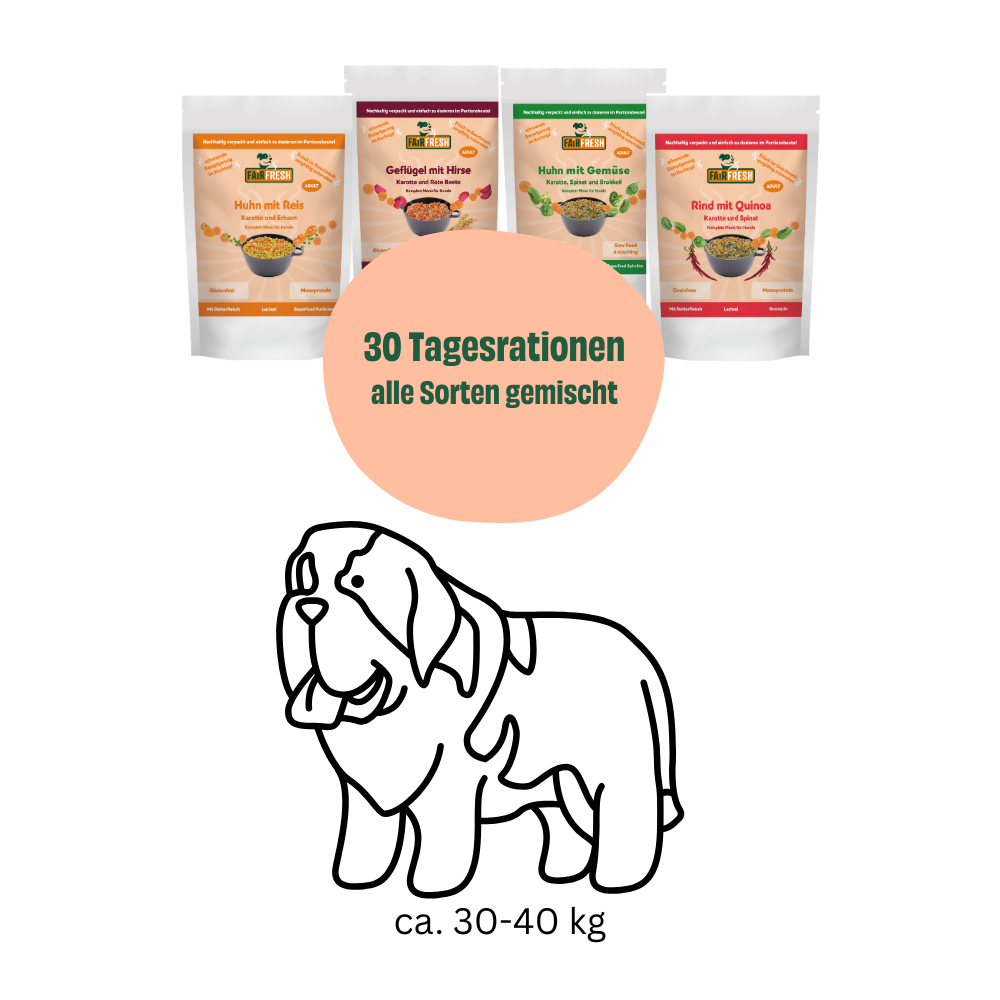 Monatspaket für sehr große Hunde (30-35 kg)