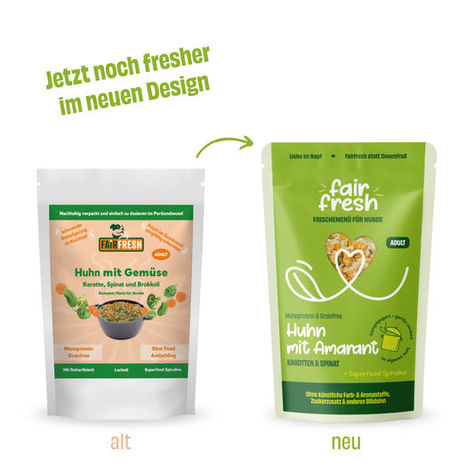 Schmackhafte FAiRsuchung Huhn mit Gemüse (feine Mousse in eigenem Sud)